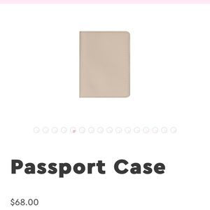 Stoney Clover Lane Passport Case Sand